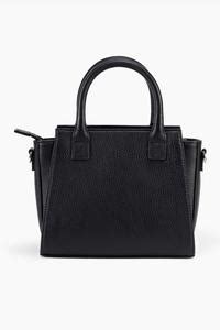 Buy Black Textured Leather Sling Bag by Tan & Loom Online at Aza Fashions.