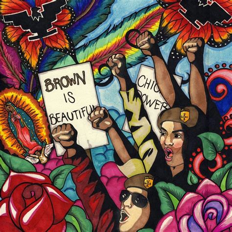 Brown is beautiful in 2025 | Latino art, Hispanic art, Chicano art movement
