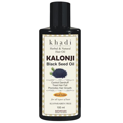 Buy Satvayush Khadi Black Seed (Kalonji) Hair Oil For Long Healthy ...