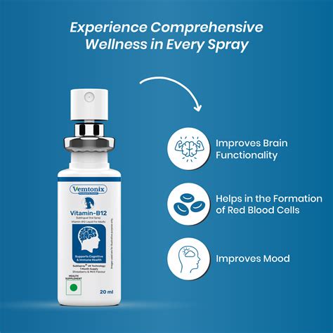 Shop online Vitamin B12 Sublingual Oral Spray | Vemtonix.com
