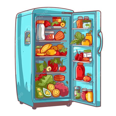 Empty Fridge Clipart