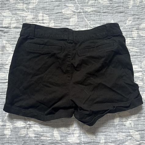 simple black short shorts cute and in good... - Depop