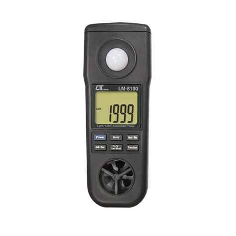 INSTRUKART LM-8100 4 in 1 Meter Digital Anemometer, Hygrometer, India ...
