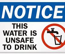 Image result for Unsafe Drinking Water Pamphlet