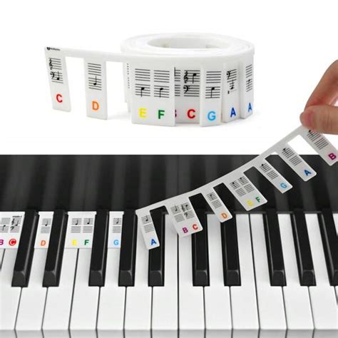 Image result for 36 Key Keyboard Notes Stickers