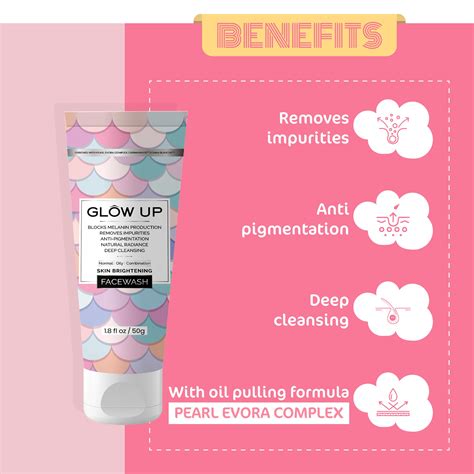 SKIN BRIGHTENING FACE WASH - 50g – Glowup