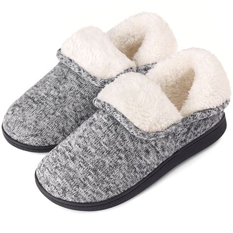 VONMAY Women's Fuzzy Slippers Booties Indoor Outdoor House Shoes ...