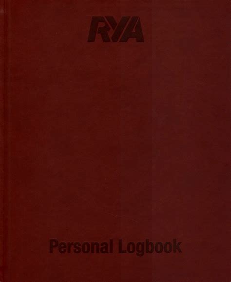 Buy RYA Personal Logbook Book Online at Low Prices in India | RYA ...