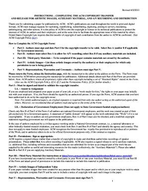 Proceedings Copyright Form 4-2013 - ACM - Acm - Fill and Sign Printable ...