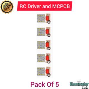 Illuminator Pack of 5 - 9W High Quality RC Driver and MCPCB Light ...