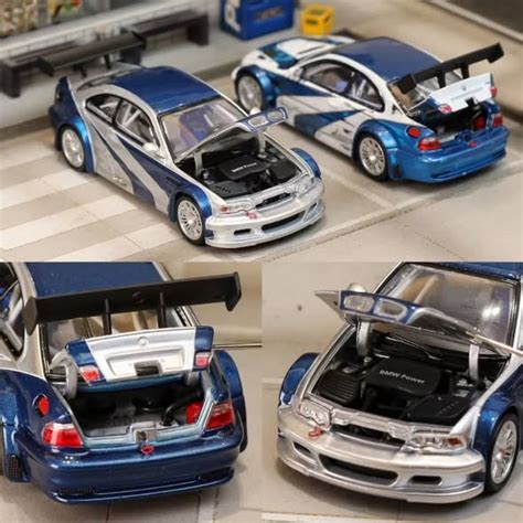 New Ghost Player × Street Weapon 1:64 BMW M3 E46 GTR Openable front and ...