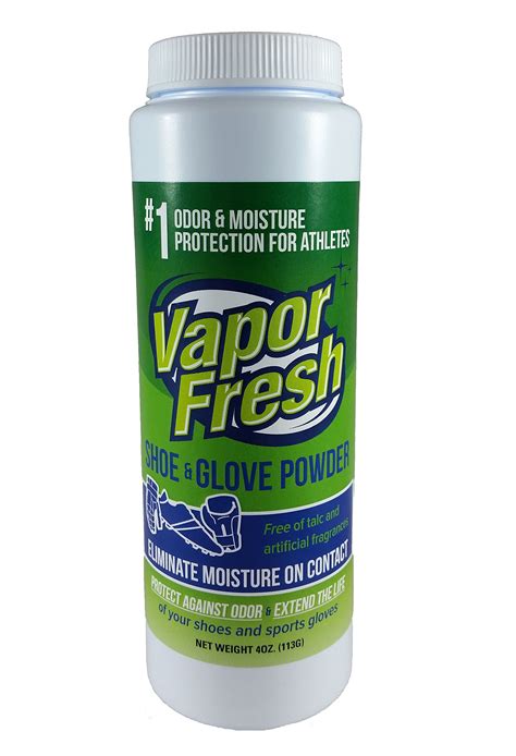 Vapor Fresh Foot Shoe and Glove Powder - All Natural Shoe Deodorizer ...