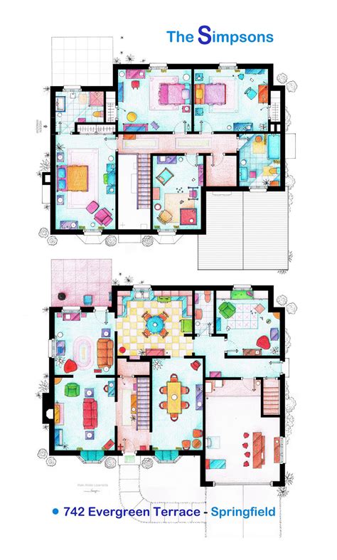 Simpsons House Floor Plan | Floor Roma