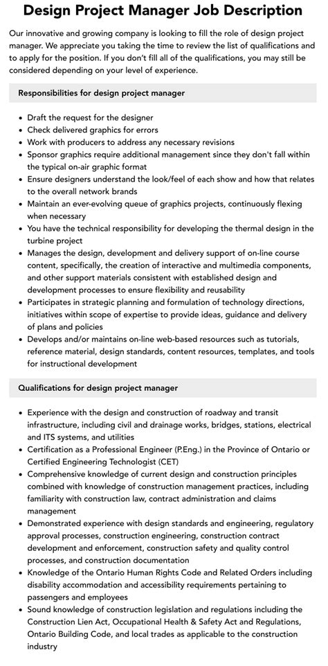 Image result for Project Manager Web Design Role