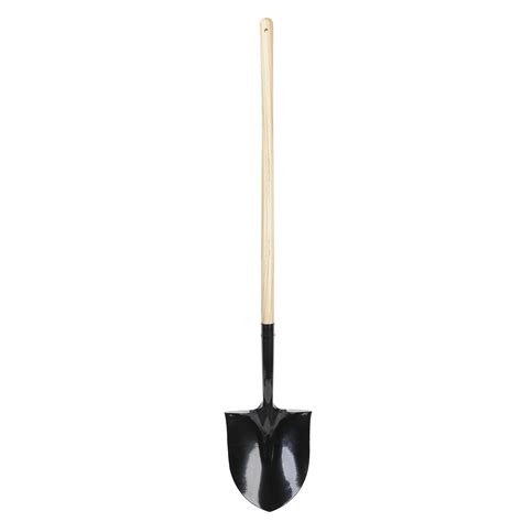 Expert Gardener Round Point Shovel, Durable Flat Head, Long Pointed ...