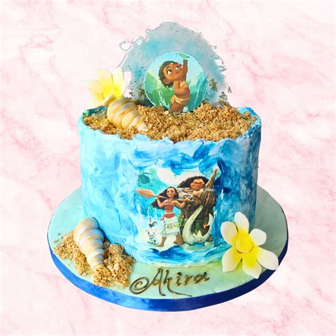 Disney Moana Cake – legateaucakes