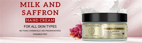 Buy Khadi Natural Milk & Saffron Hand Cream 100Gm Online at Low Prices ...