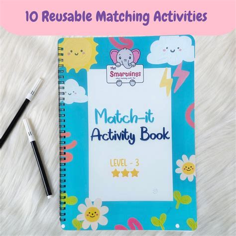 Reusable Match-it Level 3 Activity Book ( Age : 2-4 years ) – The ...