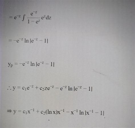 Solution of the diff equation 1 8. y d 3+y(1 - x) 1 17: