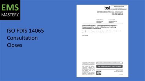 ISO FDIS 14065 Consultation Closes - EMSmastery
