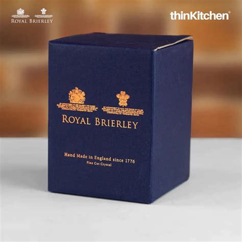 Royal Brierley Barra Ink Blue Globe Tumbler, 310 ml | thinKitchen