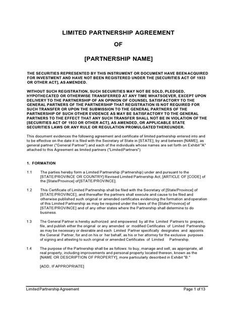 Example of a Limited Partnership 的图像结果