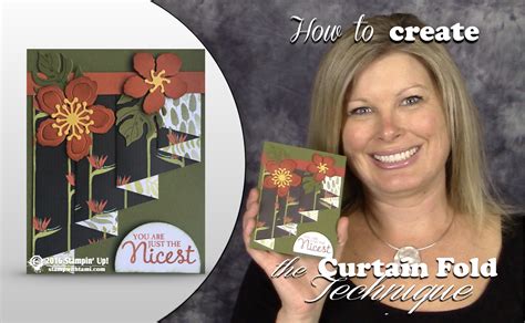 Image result for Curtain Fold Card Tutorial