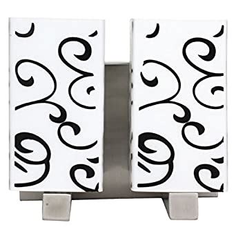 Buy ASC Silver Satin Stainless Steel Double Wall Light(WL7422-2BF ...