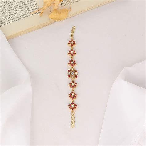 Shelly Kundan Bracelet – The Amethyst Store