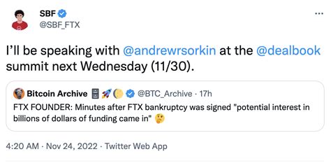 Disgraced FTX founder SBF to speak at New York Times Dealbook Summit ...