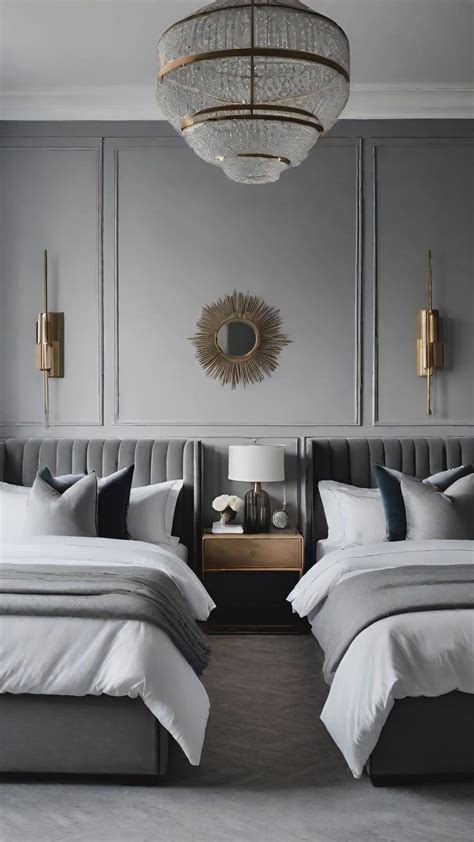 47 Stunning Grey Bedroom Ideas for An Elegant Bedroom Design | Elegant ...