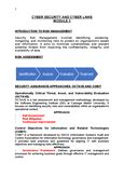 Cyber Law & Cyber Security - 111715 - Studocu