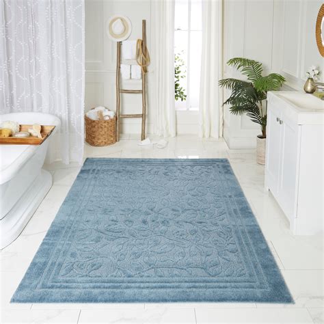 Light Blue Bathroom Runner Rug at Marvin Thomas blog