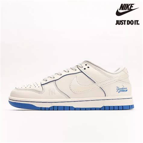Nike SB Dunk Low MLB Pearlescent White Navy Blue FC1688-800-DUNK LOW ...
