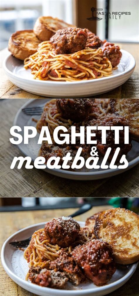 Spaghetti and Meatballs - Pasta Recipes Daily