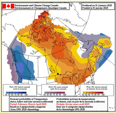 Ontario end of winter and early spring weather forecast has arrived
