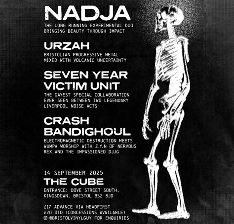 Nadja, Urzah, sevenyearVictimUnit, Crash Bandighoul, Live At The Cube ...