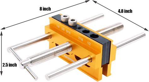 Buy AUTOTOOLHOME Self Centering Doweling Jig Plus 6 inch Widen Wood ...