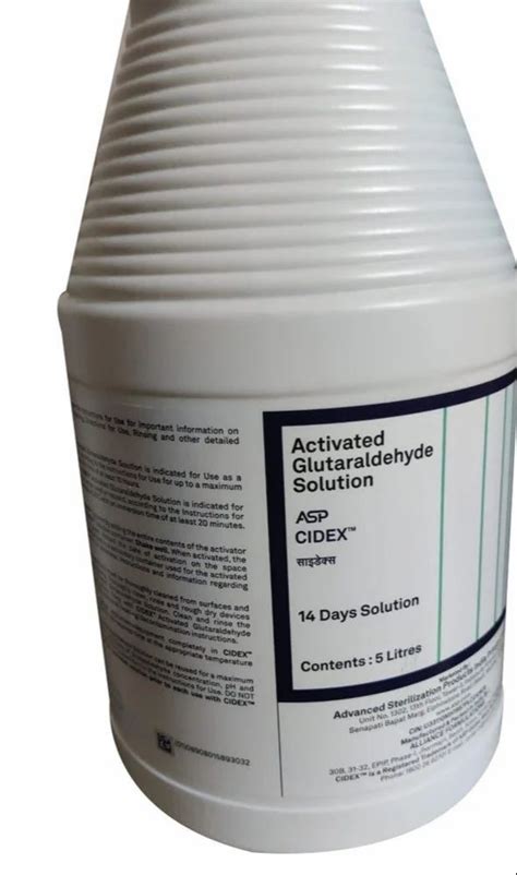 Disinfectant Chemicals - CIDEX Activated Glutaraldehyde Solution Trader ...