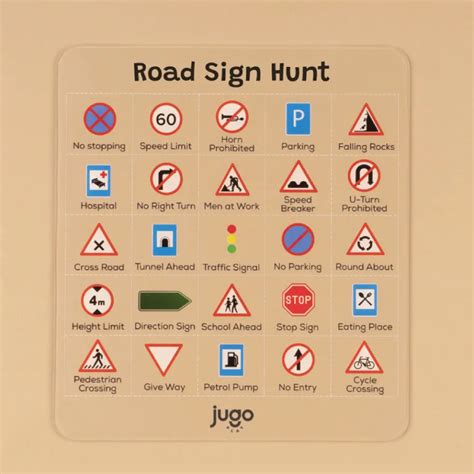 Jugo Play Road Sign Hunt Road Trip Games – AllThingsBaby.com