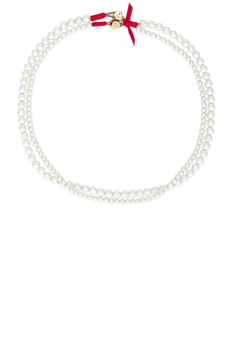 Roxanne Assoulin Princess Pearls Necklace Duo in Ivory | FWRD