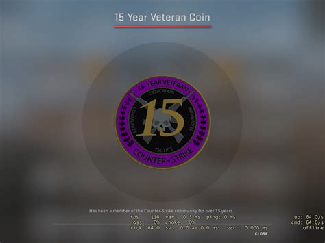 15 Year Veteran Coin Concept : GlobalOffensive