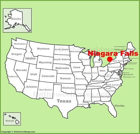 Niagara Falls Ny Map at Brianna Kepert blog