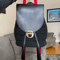 Buy Kit for Knitting and Crochet Backpack, ECO Leather Set for Knit ...