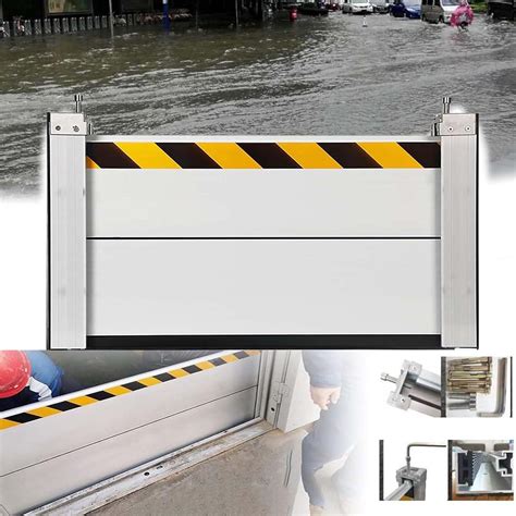 Flood Protection Barrier - Removable Water Barrier for Garage Door ...