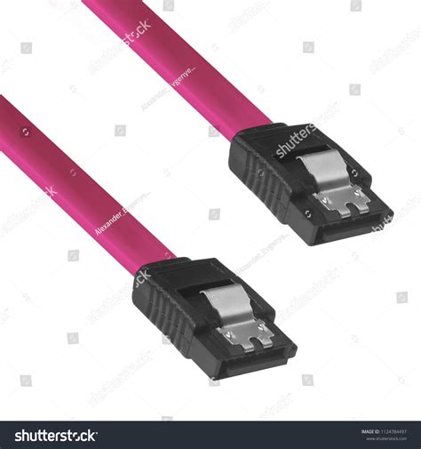 Sata Cable Connectors Serial Ata Stock Photo 1124784497 | Shutterstock