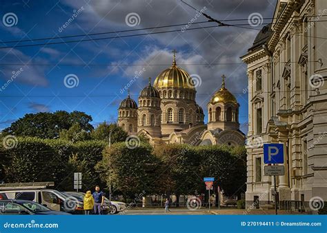 Latvia, Riga. Orthodox Church in Riga of the Nativity of Christ ...