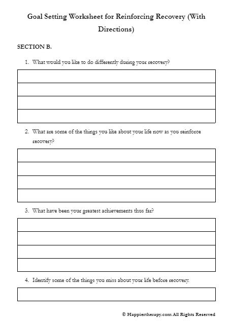 Image result for Your Recovery Tool Box Worksheet
