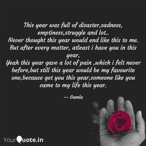 This year was full of dis... | Quotes & Writings by Bikram Jit | YourQuote