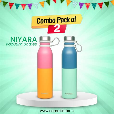 Niyara Vacuum Bottle (Set of 2) – Camelflasks